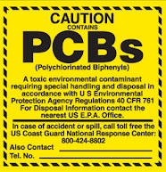 PCB caution sign